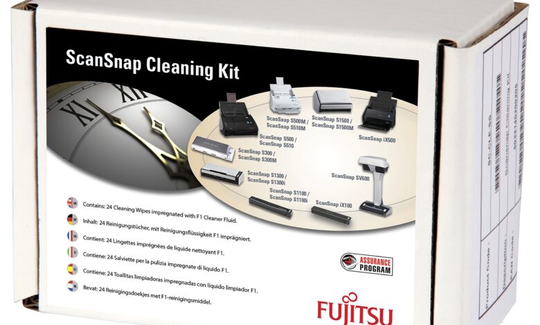 Fujitsu 24 Cleaning Wipe-For Scanner -1