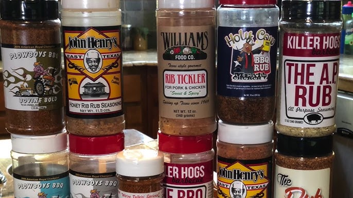 john henry's east texas honey rib rub seasoning