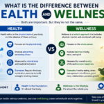 what is the difference between health and wellness