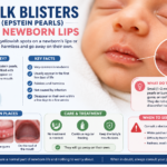 milk blisters on newborn lips